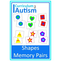 Shapes Memory Pairs Game for Turn Taking Skills